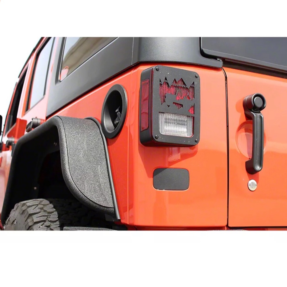 Jeep License Plate Delete Plug; Textured Black